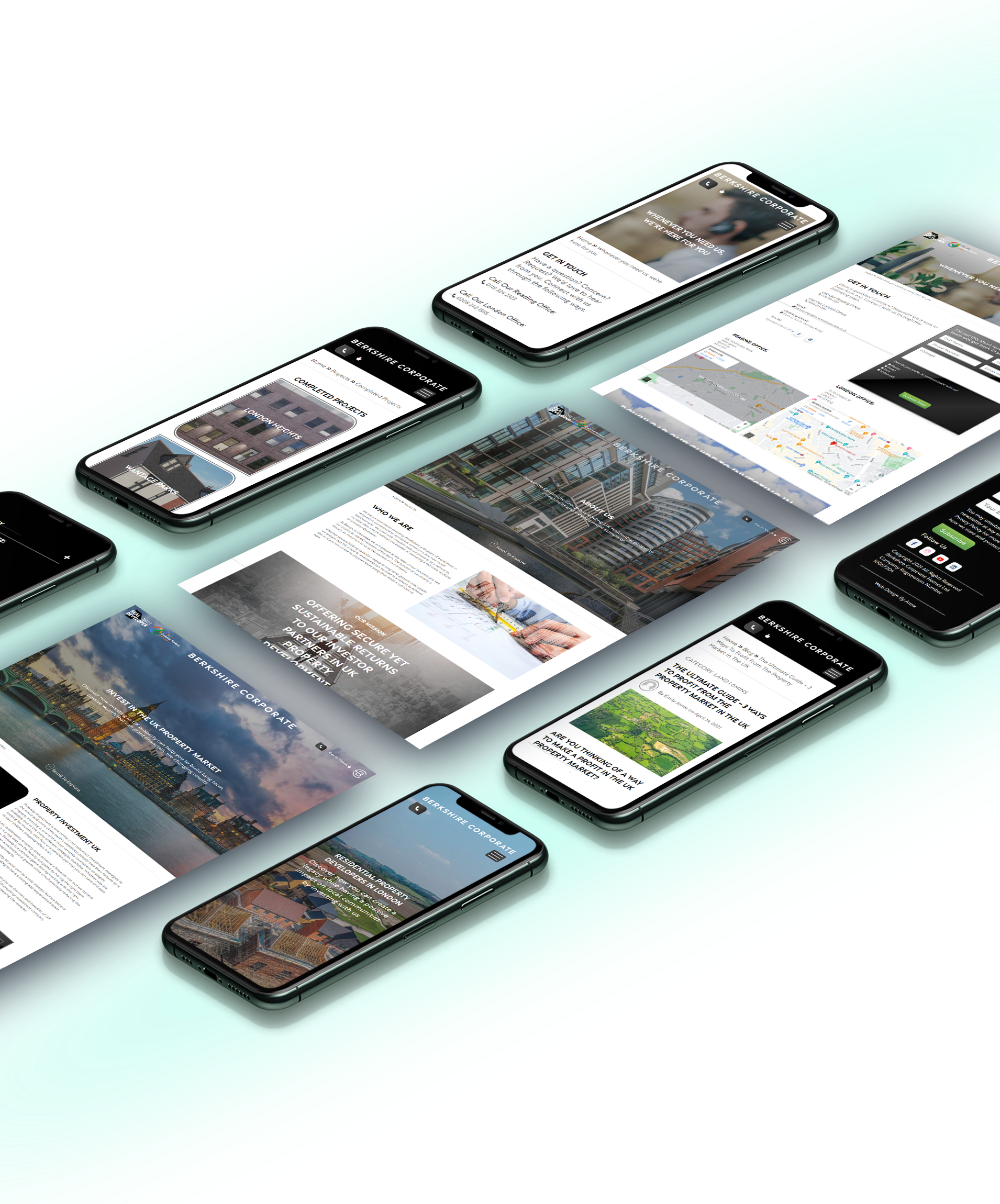 Berkshire Corporate Mockups