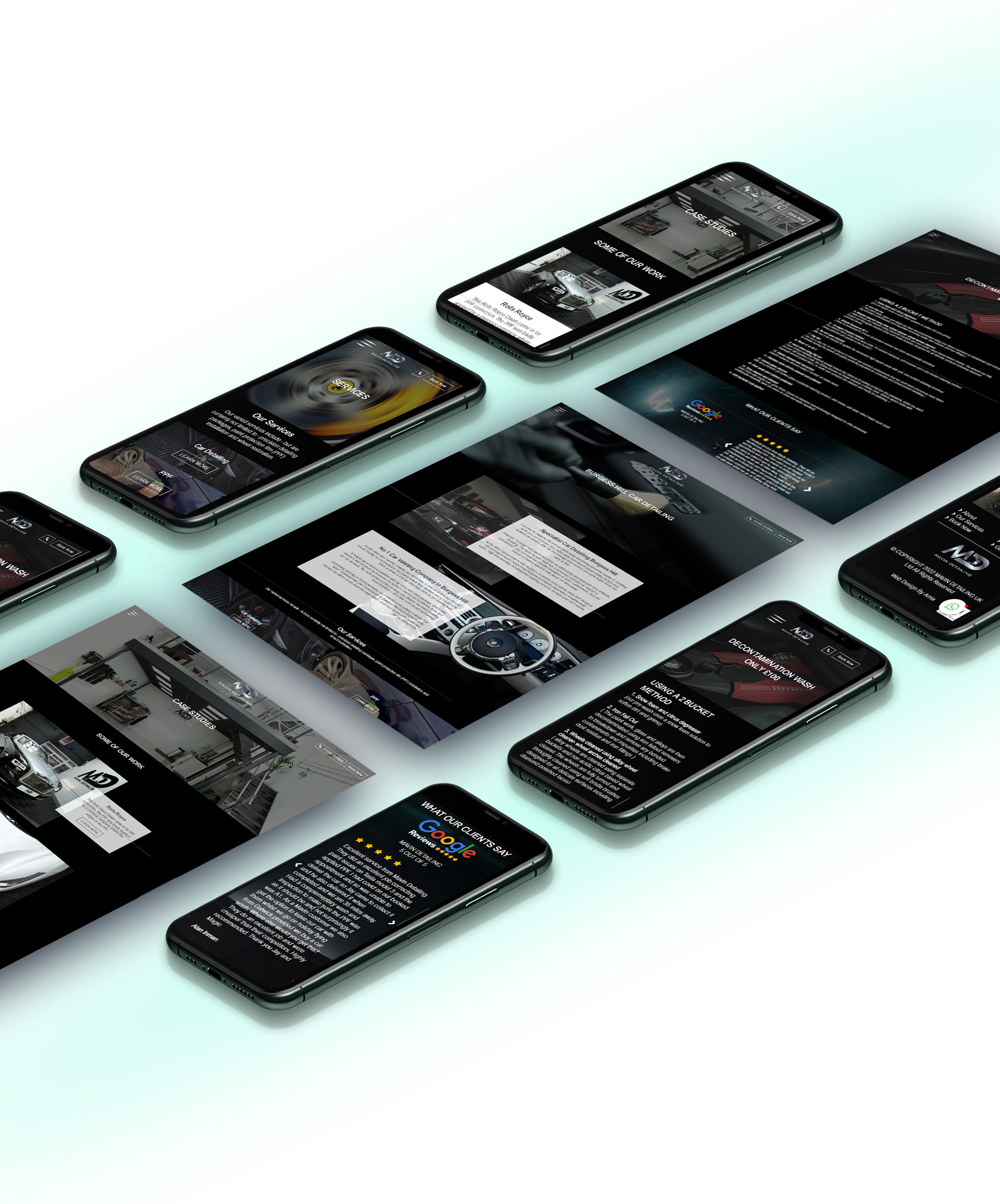 Mavin Detailing Mockups