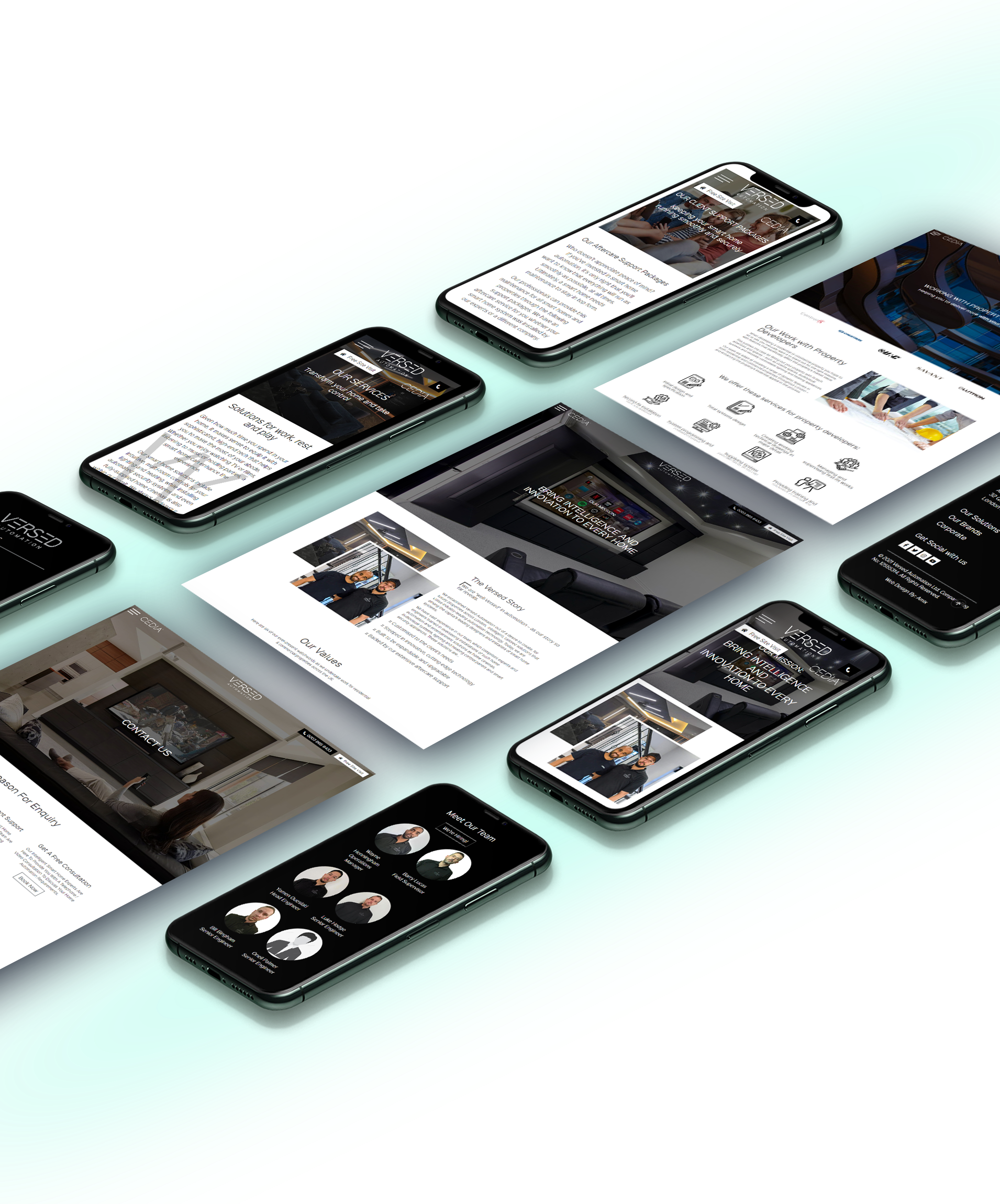 Versed Automation Mockups