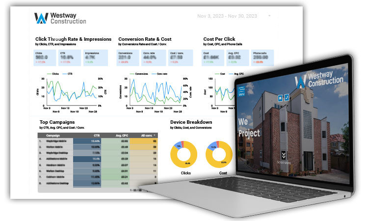 Westway Construction Performance Statistics